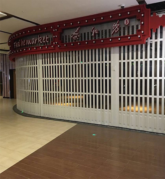 pvc商場折疊門（mén）