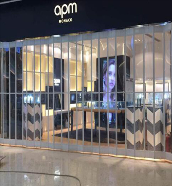 商場鋁（lǚ）合金折疊門（mén）